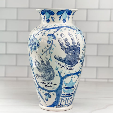 TEST Pottery - Chinoiserie Vase